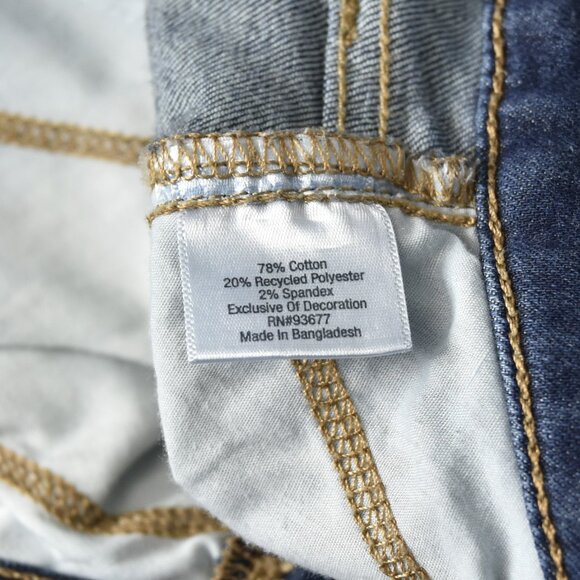 Embroidered Ankle Jeans - Picture 7 of 8